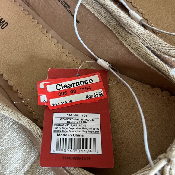 Mossimo Ballet Flats Nude Size 9 - Picture 7 of 7